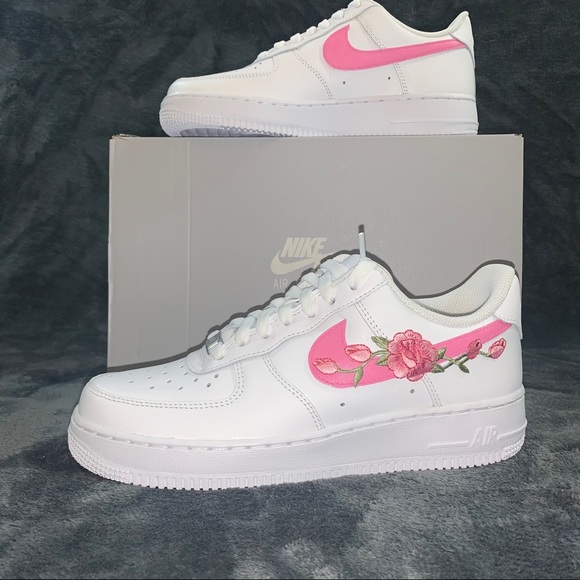 Custom pink rose air force’s - Picture 2 of 5